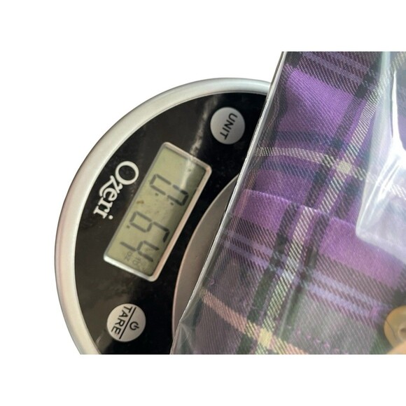 Disney Cakeworthy Snow White Evil Queen Villain Purple Plaid‎ Button Up- size S - Picture 10 of 13